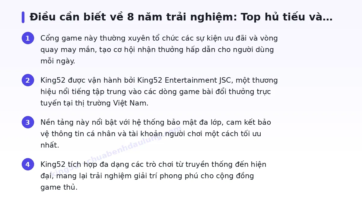 Những điều cần biết về king52