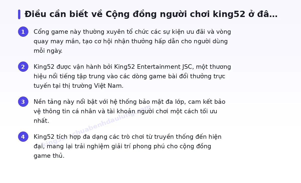 Những điều cần biết về king52