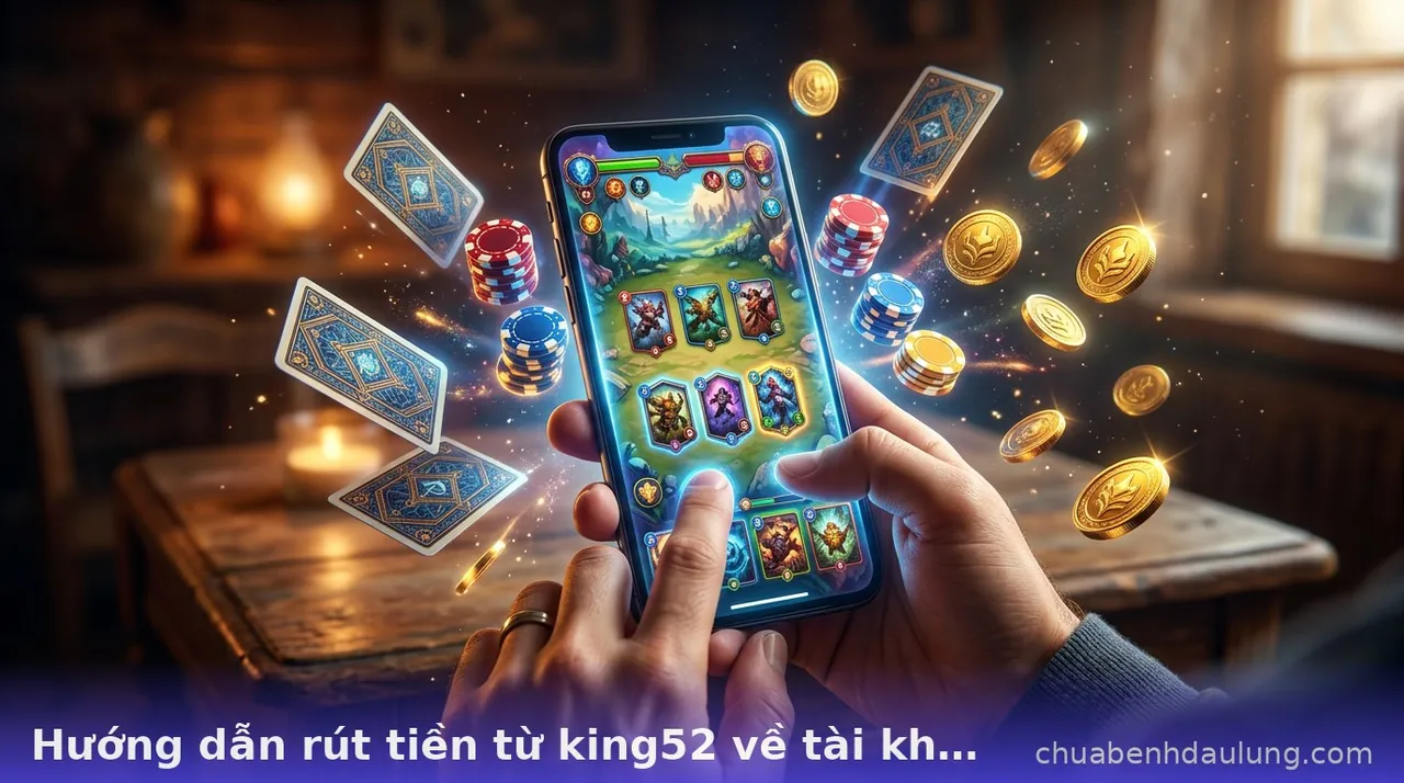 Hướng dẫn rút tiền từ king52 về tài khoản ngân hàng