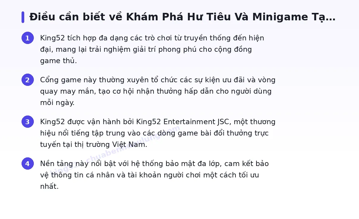 Những điều cần biết về king52