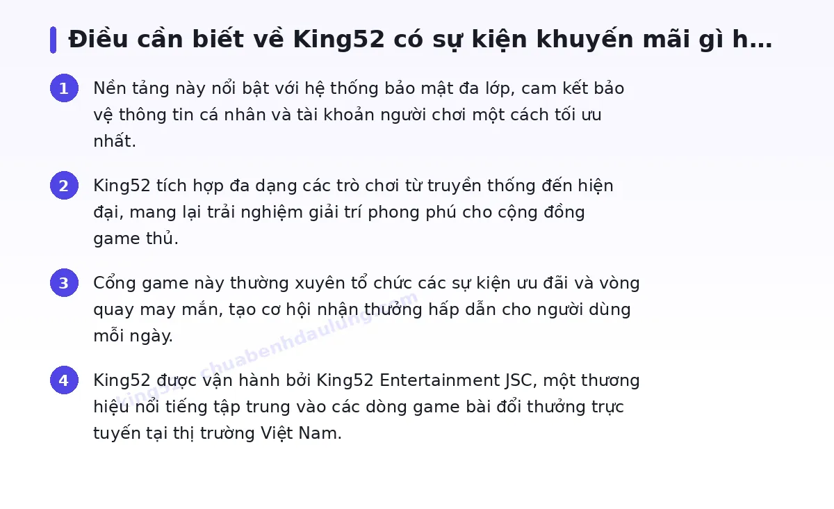 Những điều cần biết về king52