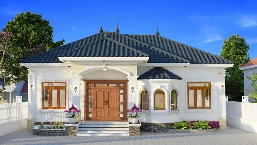 Nhà cấp 4 đẹp đơn giản – Tuyển tập 38 hình ảnh truyền cảm hứng · ảnh 2